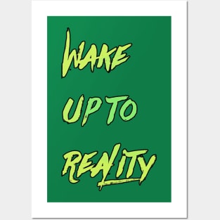 wake up to reality | Motivation Posters and Art